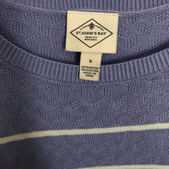 Purple stripped top - Picture 2 of 2